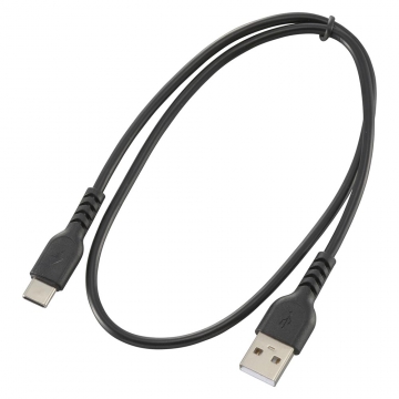 AudioComm USB-A to USB-C 0.5m ブラック [品番]01-7325