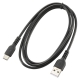 AudioComm USB-A to USB-C 1m ブラック [品番]01-7326
