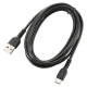 AudioComm USB-A to USB-C 2m ブラック [品番]01-7327