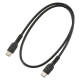 AudioComm PD対応 USB-C to USB-C 0.5m ブラック [品番]01-7331