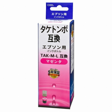エプソン互換インクボトル タケトンボ 染料マゼンタ [品番]01-7762