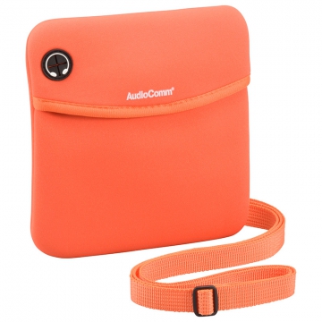 AudioCommポータブルCDプレーヤーポーチ オレンジ [品番]03-1964