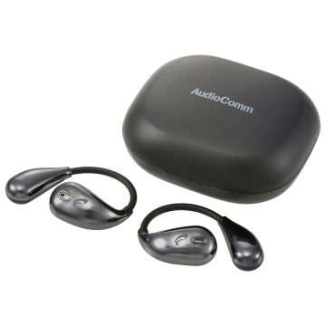 AudioComm 完全ワイヤレスイヤホン ＯＷＳ イヤーフック ブラック [品番]03-3193