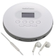 AudioComm ポータブルCDプレーヤー ホワイト [品番]03-5089