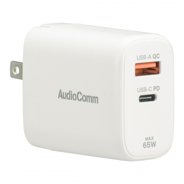 AudioComm PDチャージャー 65W [品番]03-6159