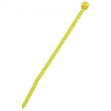 カラータイ 屋内用 100mm 50本入 黄 [品番]04-3158