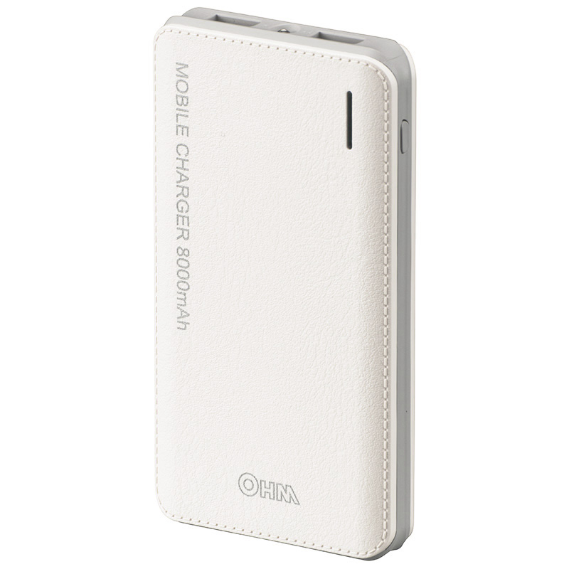 モバイルチャージャー 薄型8000mAh PSE適合品 [品番]05-1185｜株式会社
