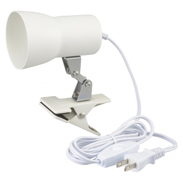 クリップライト E17 電球別売 ホワイト [品番]06-1641