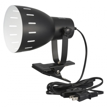 クリップライト E26 電球別売 ブラック [品番]06-1644