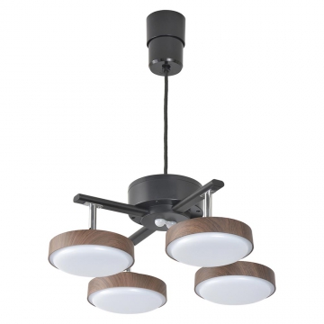 LED4灯ペンダントライト ダークブラウン [品番]06-1650