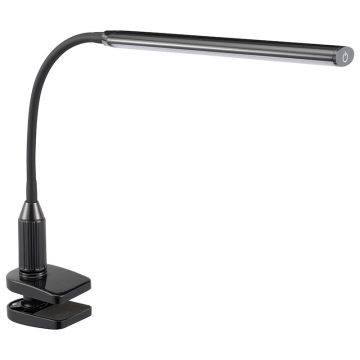 LEDデスクランプ クランプタイプ ブラック [品番]06-3710