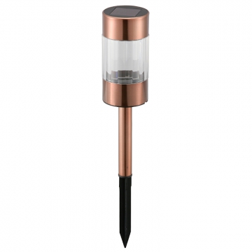 ソーラーガーデンライト トーチ型 ブロンズ [品番]06-4128