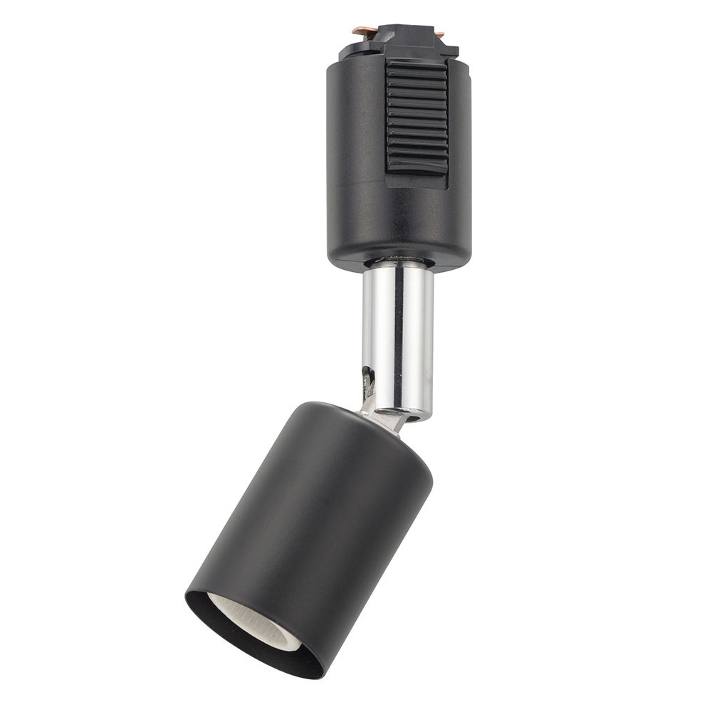 TOZ タクト ポラロイド レールライト ライティングダクト用 E17口金 ブラック [品番]06-5004