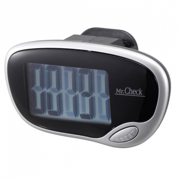 大文字 歩数計 ブラック [品番]07-6357