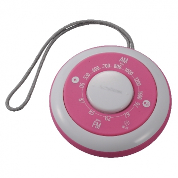 AudioCommシャワーラジオ S301Eピンク [品番]07-8166
