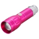 LEDライトミニ 車で充電 ズーム ピンク [品番]07-8343