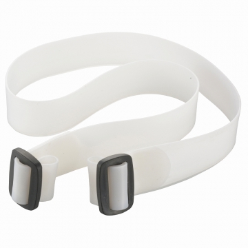 ヘッドライト用 シリコンバンド 白 [品番]07-8969