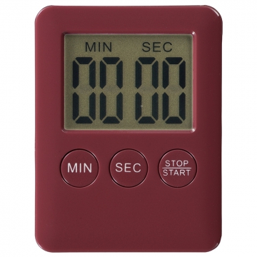 コンパクトデジタルタイマー レッド [品番]08-0080