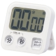 大画面デジタルタイマー ホワイト [品番]08-1456