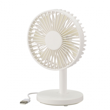 USBミニファン 風量3段階 白 [品番]08-3295