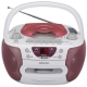 AudioComm CDラジカセ ピンク [品番]09-0367