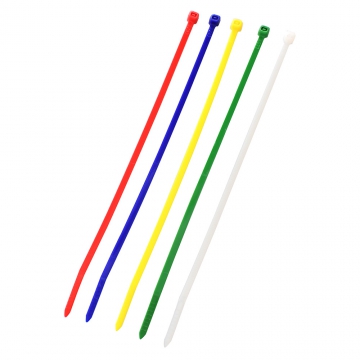 カラーアソートロックタイ 屋内用 200mm 50本入 混色 [品番]09-1271