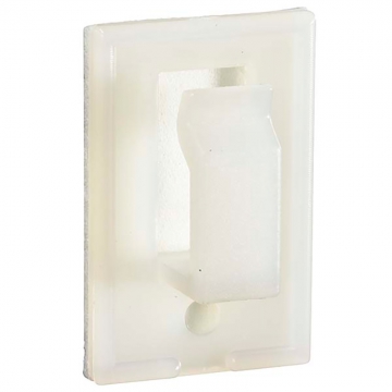 絶縁コードクリップ 27W 60個入 ホワイト [品番]09-1926