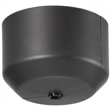 開閉式シーリングカバー 照明用 角丸兼用 黒 [品番]09-2294