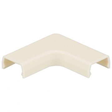 モール用曲がり0号 ミルキー 2個入 [品番]09-2678