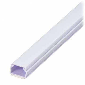 テープ付ABSモール 1号 91cm ホワイト 10本入 [品番]09-2835