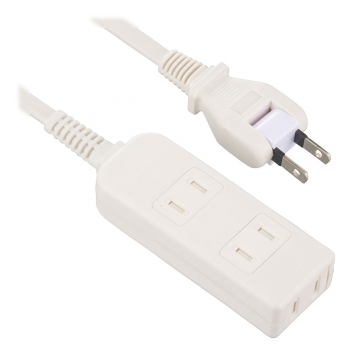 シャッター付きタップ 3個口 1m [品番]00-1550