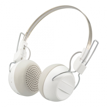 AudioComm ワイヤレスヘッドホン ホワイト [品番]03-1667