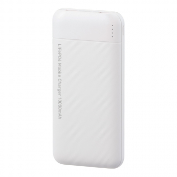 SmartComm リン酸鉄モバイルバッテリー 10000mAh ホワイト [品番]05-1201
