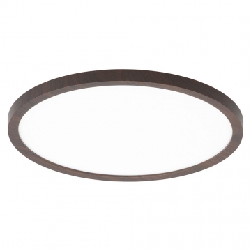 薄型シーリングライト リモコン付 調光調色 6畳用 ダークウッド [品番]06-4177