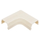 モール用曲がり1号 木目ホワイト [品番]09-2711