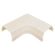 モール用曲がり3号 木目ホワイト [品番]09-2713