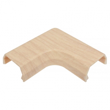 モール用曲がり2号 木目ライト [品番]09-2716