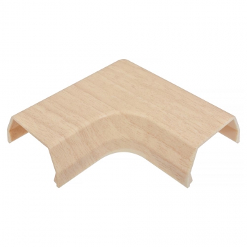 モール用曲がり3号 木目ライト [品番]09-2717