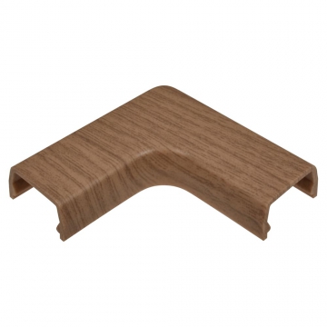 モール用曲がり0号 木目ミッド [品番]09-2718