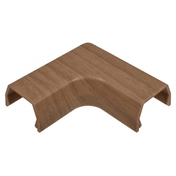 モール用曲がり1号 木目ミッド [品番]09-2719