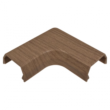 モール用曲がり2号 木目ミッド [品番]09-2720