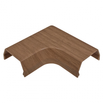 モール用曲がり3号 木目ミッド [品番]09-2721