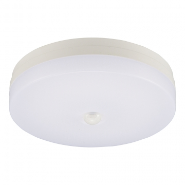 センサー付ミニLEDシーリングライト 60形 810ルーメン 昼光色 [品番]06-5634