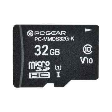 PCGEAR 32GB マイクロSDメモリカード [品番]01-3943
