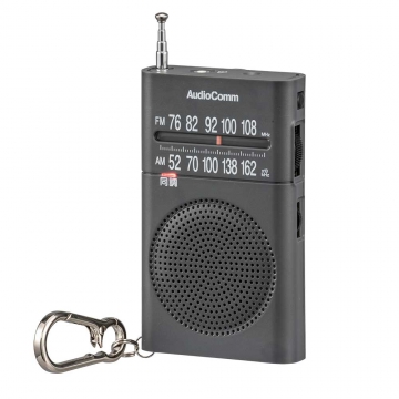 AudioComm サウンドガードラジオ グレー [品番]03-0571