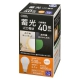 蓄光LED電球 E26 40形相当 電球色 [品番]06-5741