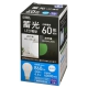 蓄光LED電球 E26 60形相当 昼光色 [品番]06-5746